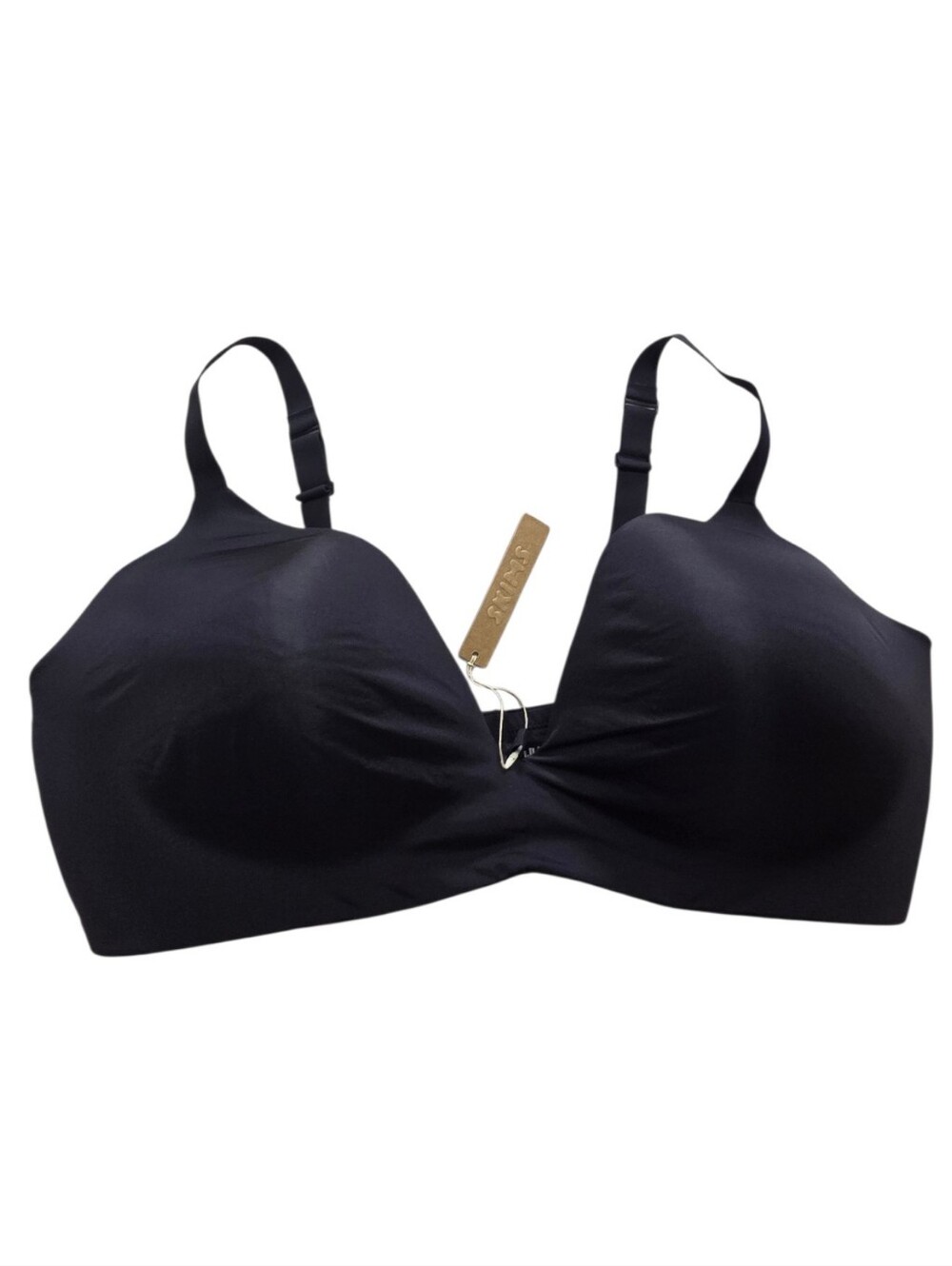 Skims Wireless Form TSHIRT DEMI BRA Onyx Black 46DD NWT